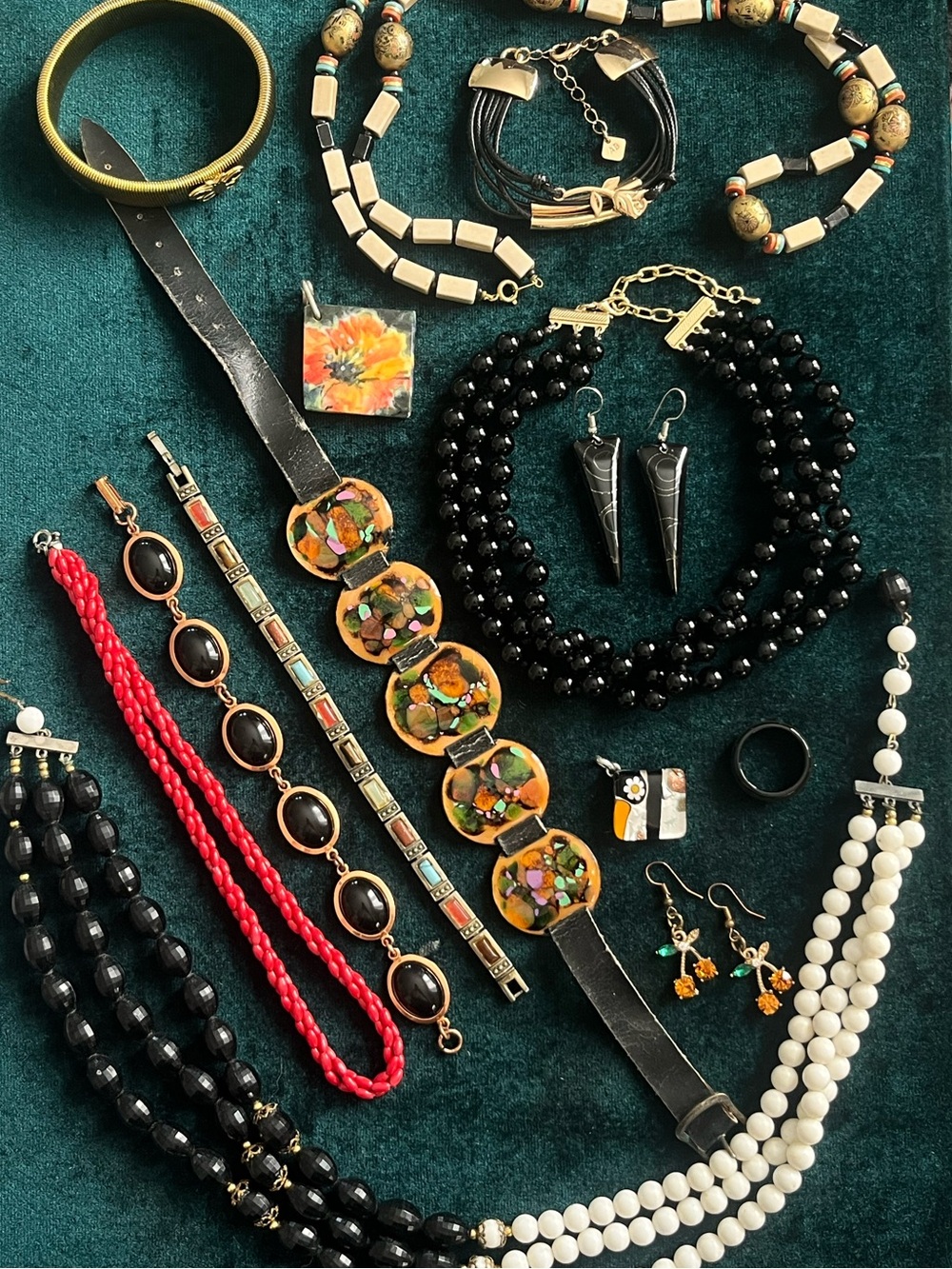Vintage to Now Jewelry Lot Modernist, MCM, Eclectic